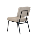 Scandinavian dining room chair Espen taupe recycled fabric - image 2
