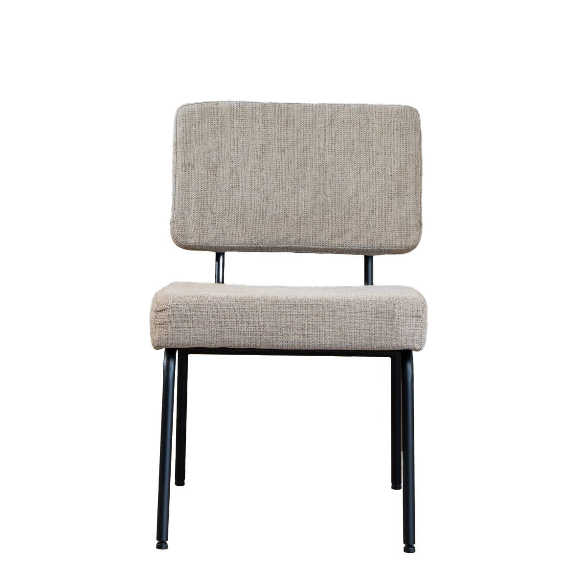 Scandinavian dining room chair Espen taupe recycled fabric - image 7