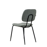 Scandinavian dining room chair Ivar recycled fabric green - image 8