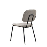 Scandinavian dining room chair Ivar recycled fabric taupe - image 8