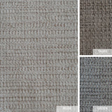 Scandinavian dining room chair Oskar beige recycled fabric - image 2