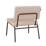 Scandinavian armchair Aspen beige recycled fabric - image 6