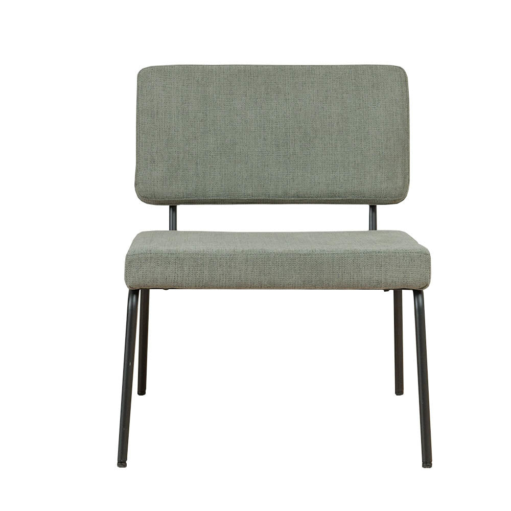 Scandinavian armchair Aspen green recycled fabric - image 6