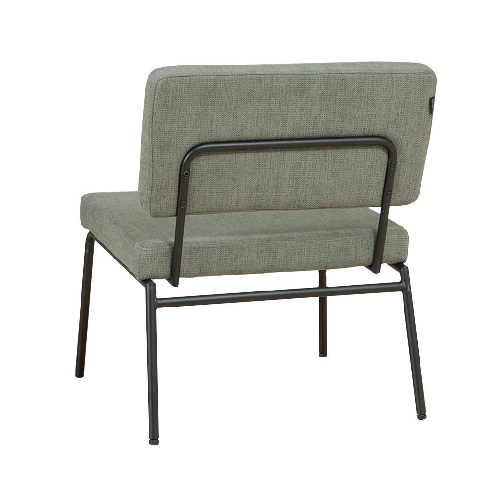 Scandinavian armchair Aspen green recycled fabric - image 7