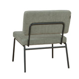 Scandinavian armchair Aspen green recycled fabric - image 7