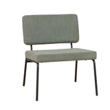 Scandinavian armchair Aspen green recycled fabric - image 5