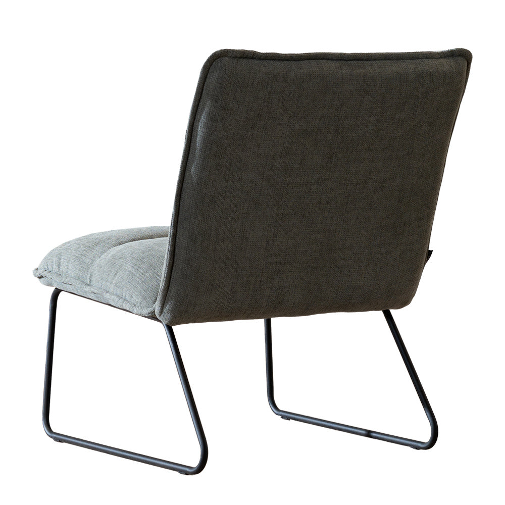 Scandinavian armchair Joran green 1N.VT.N.VT.% polyester