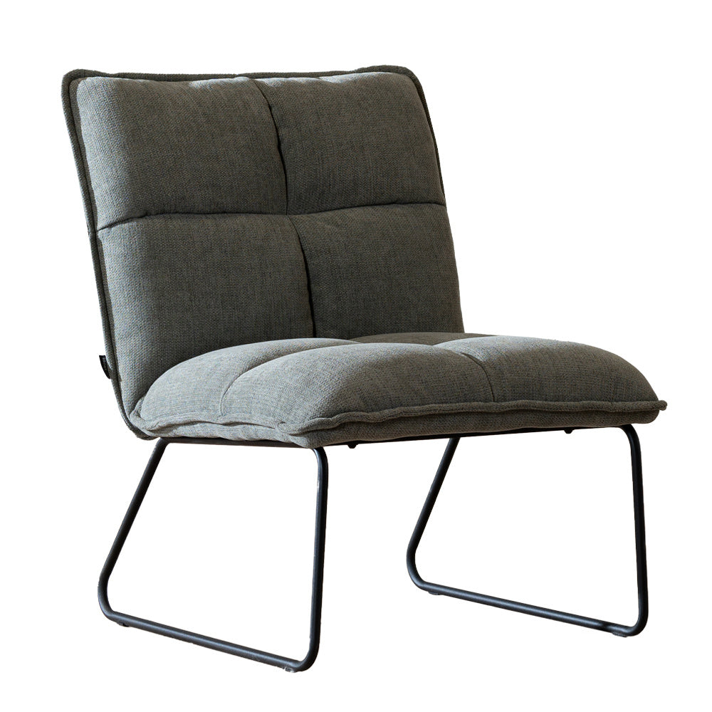 Scandinavian armchair Joran green 1N.VT.N.VT.% polyester