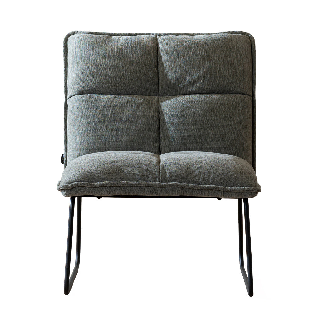 Scandinavian armchair Joran green 1N.VT.N.VT.% polyester