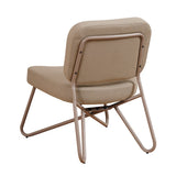Scandinavian armchair Viggo taupe recycled fabric Recycled polyester