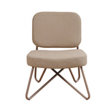 Scandinavian armchair Viggo taupe recycled fabric Recycled polyester