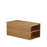 Jaxx side table 88x46 cm clear oak oak veneer