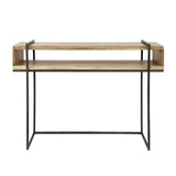 Dressing table Jojo DH Interior Acacia LxWxH 116x41x28 Acacia wood White photo front view