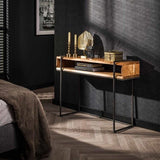 Dressing table Jojo DH Interior Acacia LxWxH 116x41x28 Acacia wood Atmospheric photo in situation