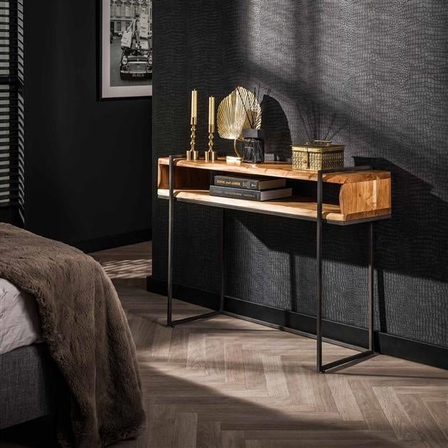 Dressing table Jojo DH Interior Acacia LxWxH 116x41x28 Acacia wood Atmospheric photo in situation