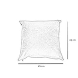 Decorative cushion Kyla eco-leather anthracite 45 x 45 cm