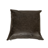 Decorative cushion Kyla eco-leather anthracite 45 x 45 cm