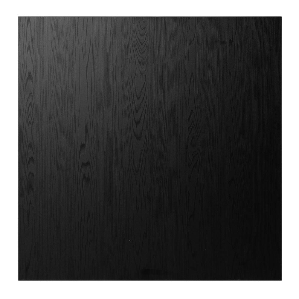 Table top Roan melamine black 70 x 70 cm, 70 cm wide