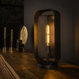 Table lamp Jeff DH Interior Black LxWxH 48x26x23 Metal Atmospheric photo diagonal front view