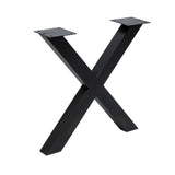 Table base X-Frame metal black (set of 2) - image 3