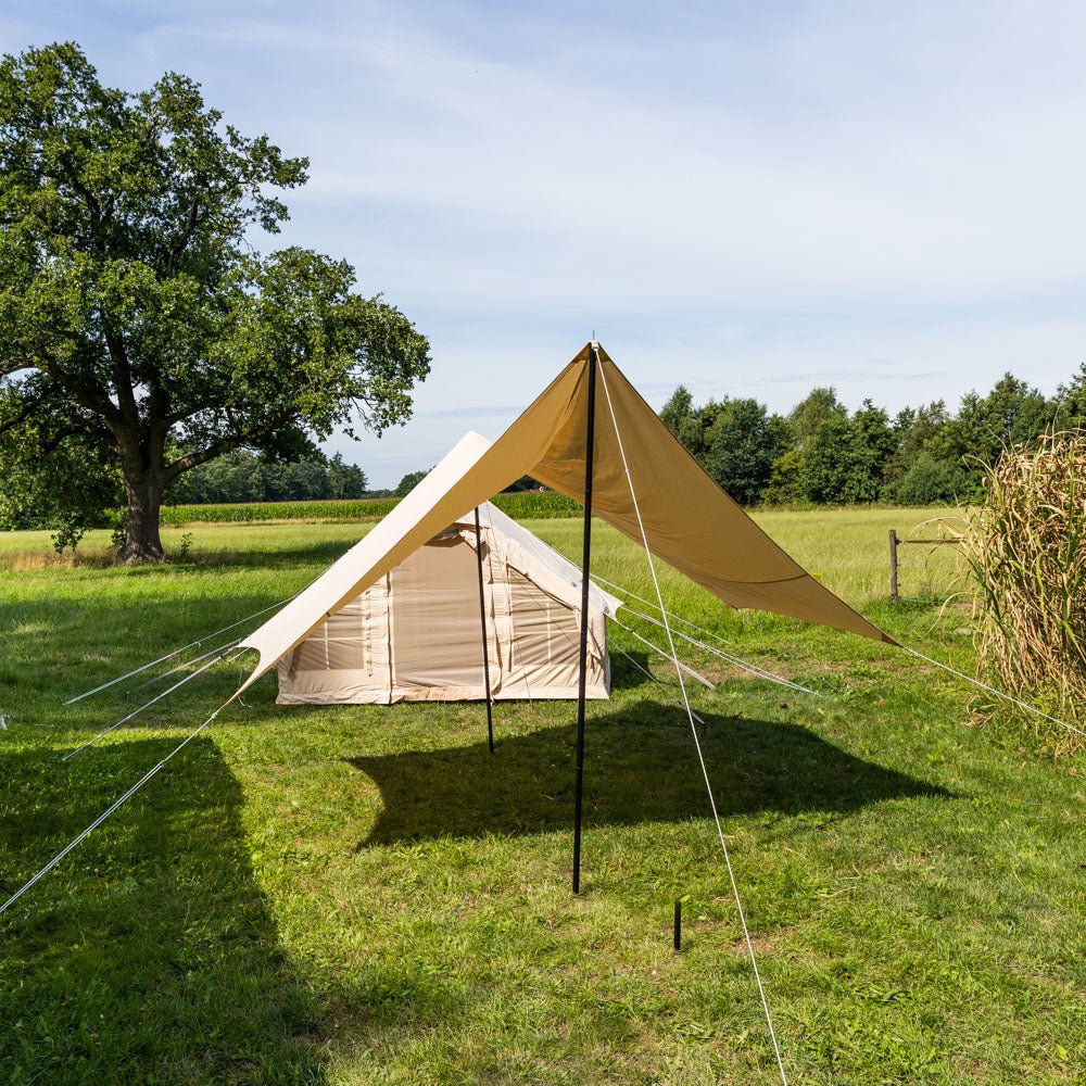 Awning Tarp Cotton Beige 420x420 cm