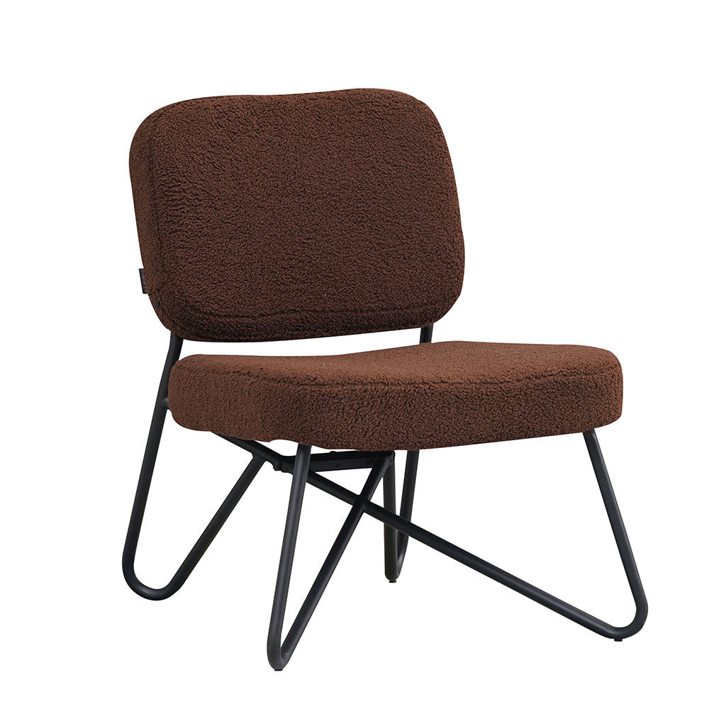 Teddy armchair Julia brown Teddy fabric