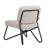Teddy armchair Julia white Teddy fabric