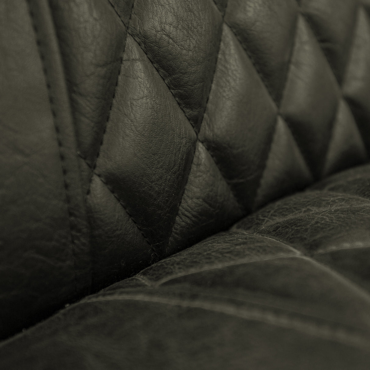 Fauteuil Peter Dimehouse Groen LxBxH 68x62x45 Kunstleer Sfeerfoto detail