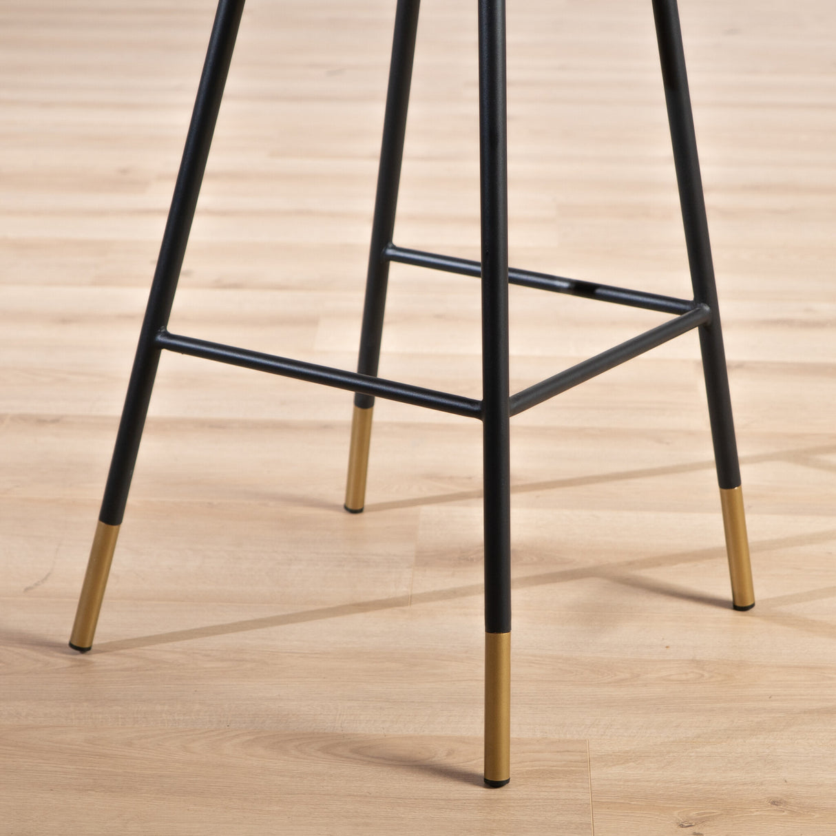 Velvet bar stool Mikky pink 65-78 cm, 46 cm wide
