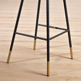 Velvet bar stool Mikky pink 65-78 cm, 46 cm wide