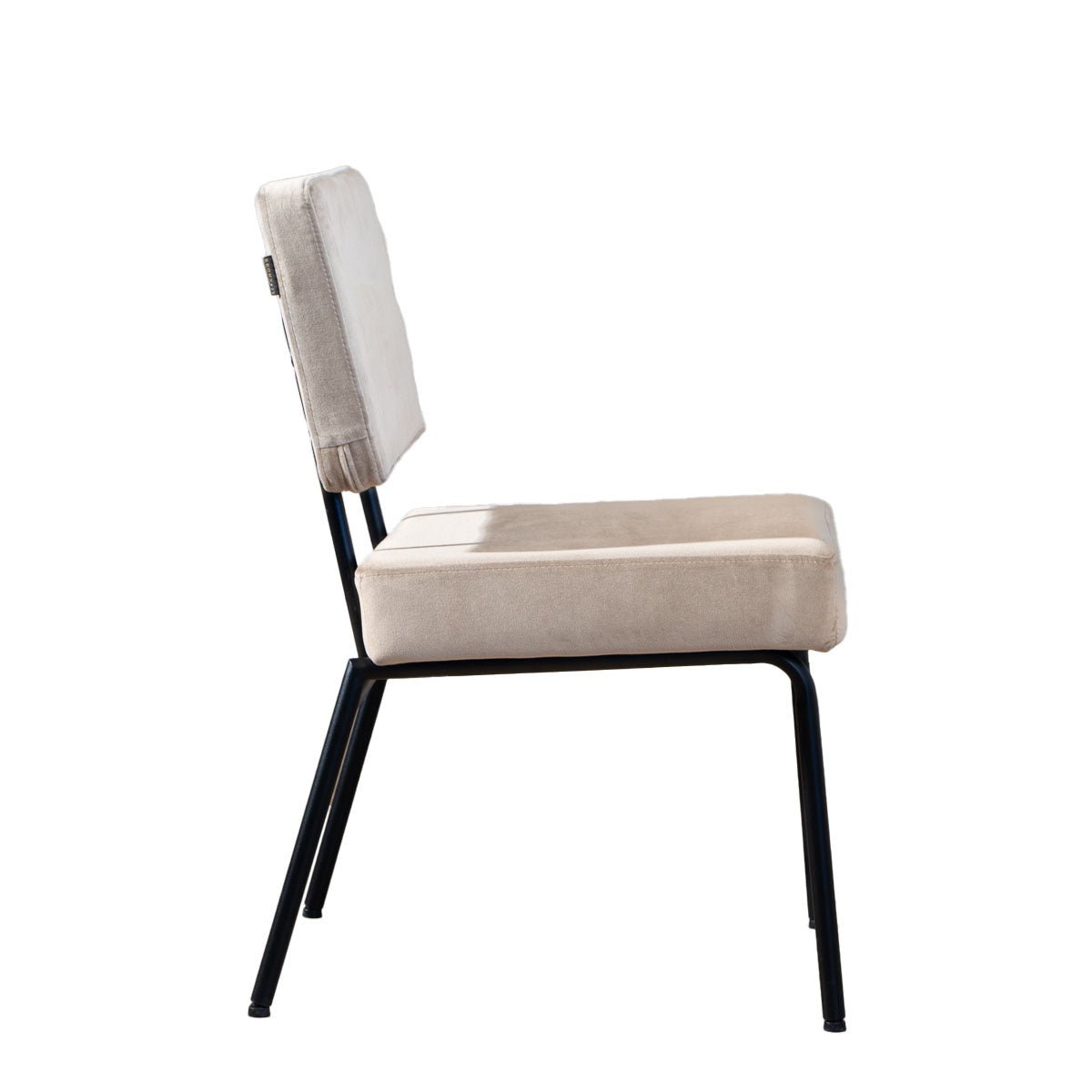Velvet dining room chair Espen taupe - image 7