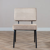 Velvet dining room chair Espen taupe - image 3