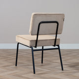 Velvet dining room chair Espen taupe - image 5