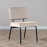 Velvet dining room chair Espen taupe - image 1