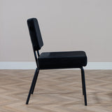 Velvet dining room chair Aspen black - image 4