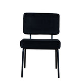 Velvet dining room chair Aspen black - image 6