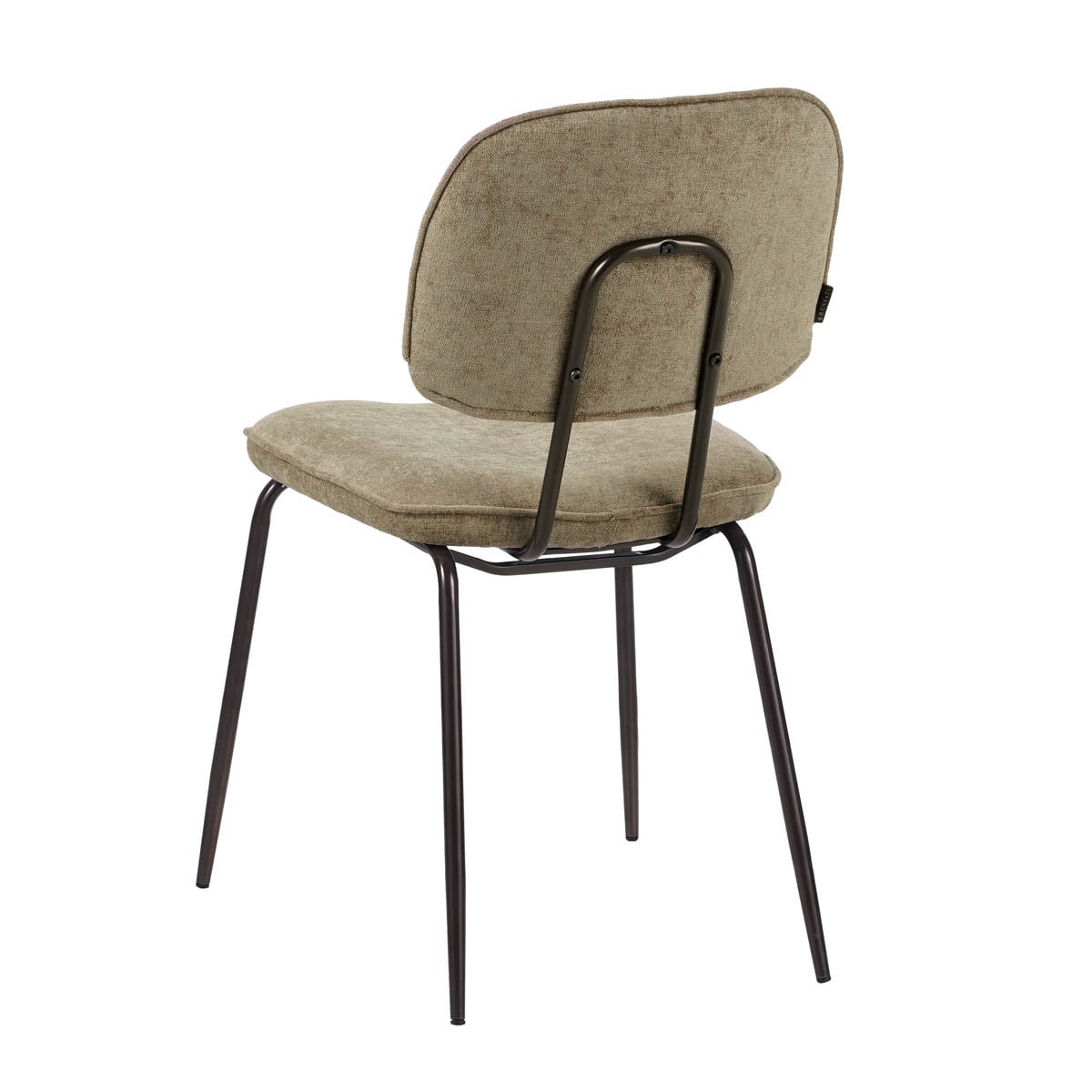 Velvet dining room chair Javi taupe