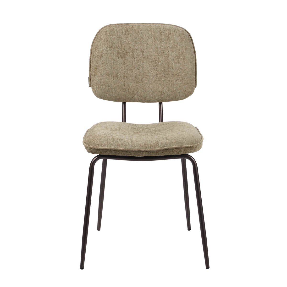 Velvet dining room chair Javi taupe