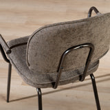 Velvet dining room chair Jethro brown