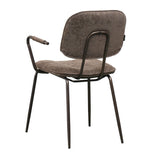Velvet dining room chair Jethro brown