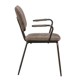Velvet dining room chair Jethro brown