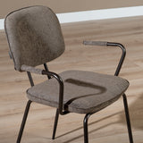 Velvet dining room chair Jethro brown