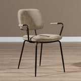 Velvet dining room chair Jethro taupe
