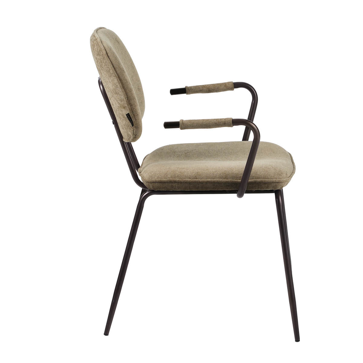 Velvet dining room chair Jethro taupe