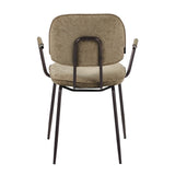 Velvet dining room chair Jethro taupe