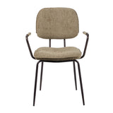 Velvet dining room chair Jethro taupe