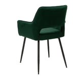 Velvet dining room chair Mika dark green - image 6