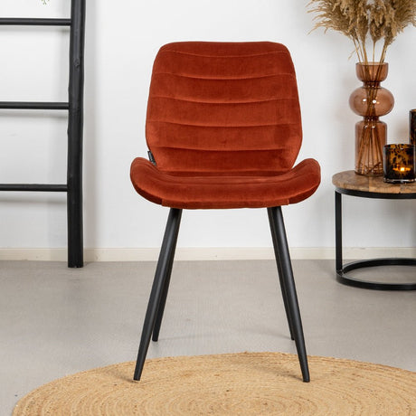 Velvet dining room chair Toby copper - image 2