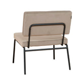 Velvet armchair Espen taupe - image 7