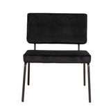 Velvet armchair Aspen black - image 6